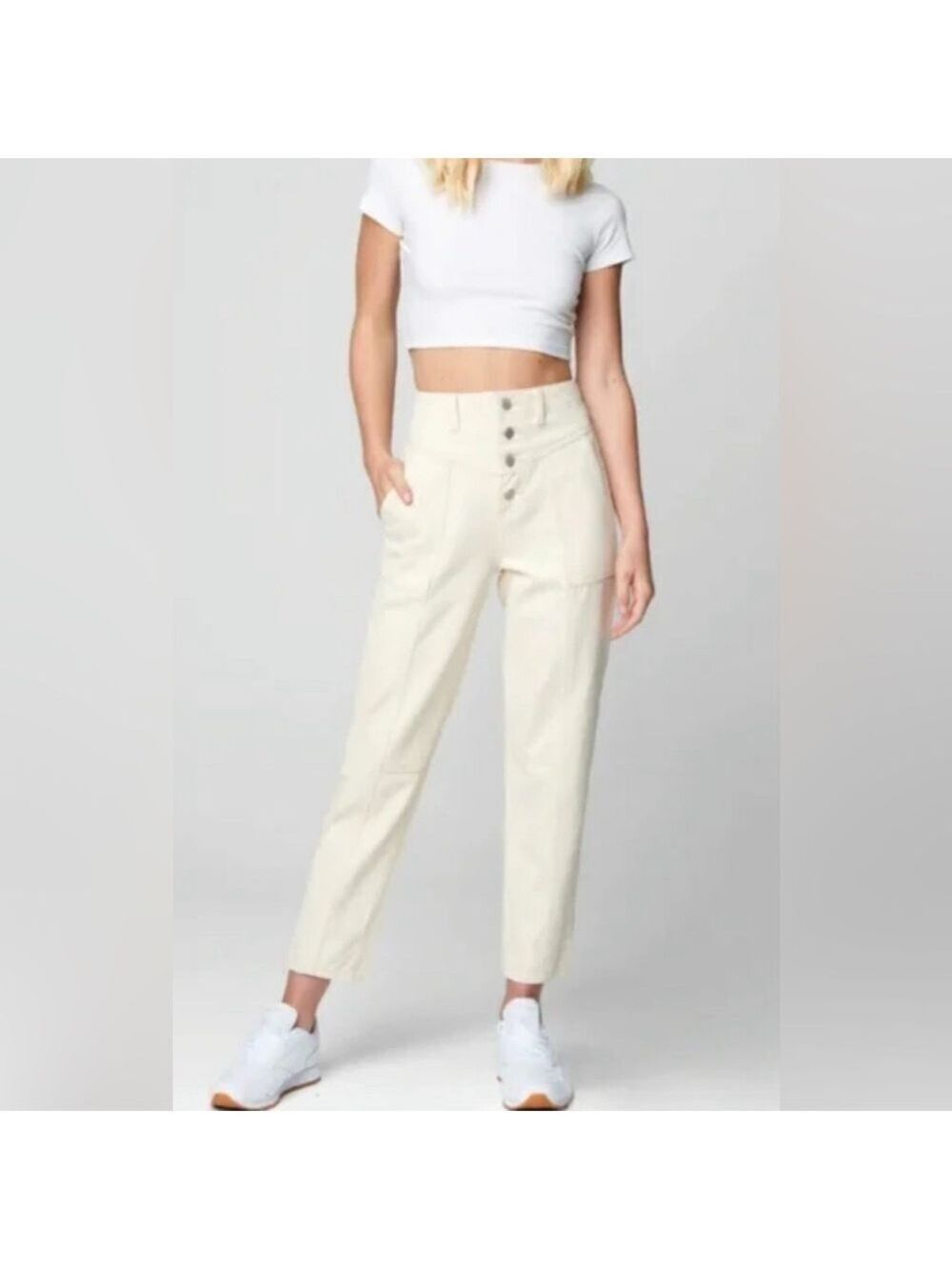 Blank NYC - Baxter natural utility pant - size 31 (Size 12) - new with tags